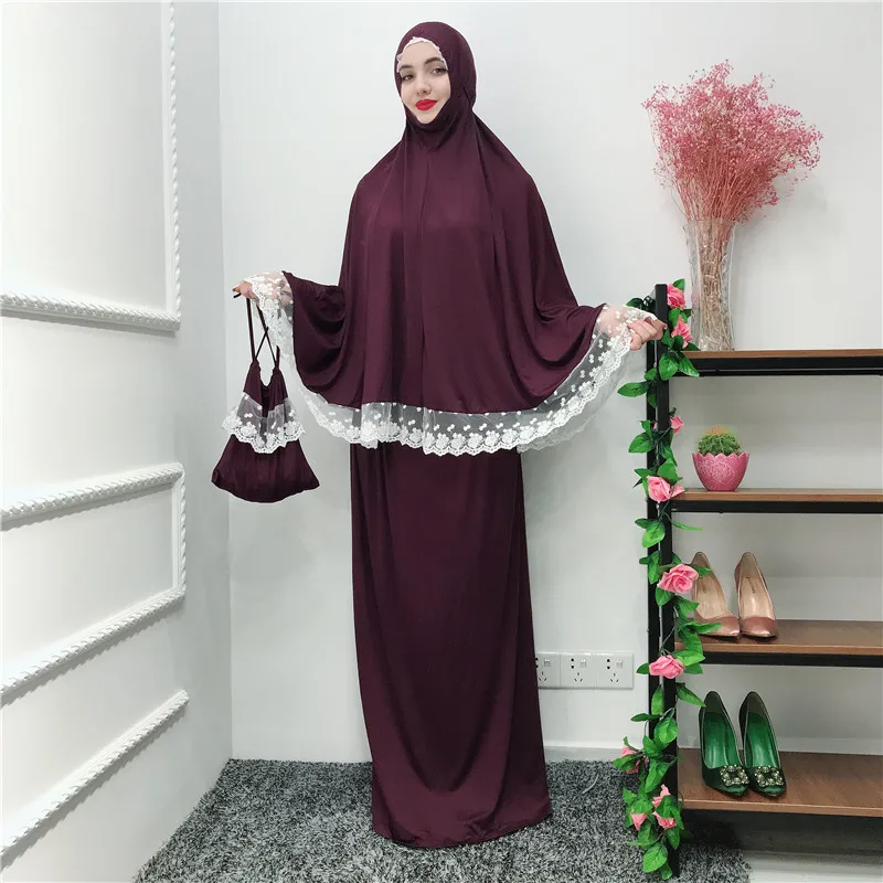 Мусульманские длинные кружевные платья abaya кардиган кимоно халаты оборки топы