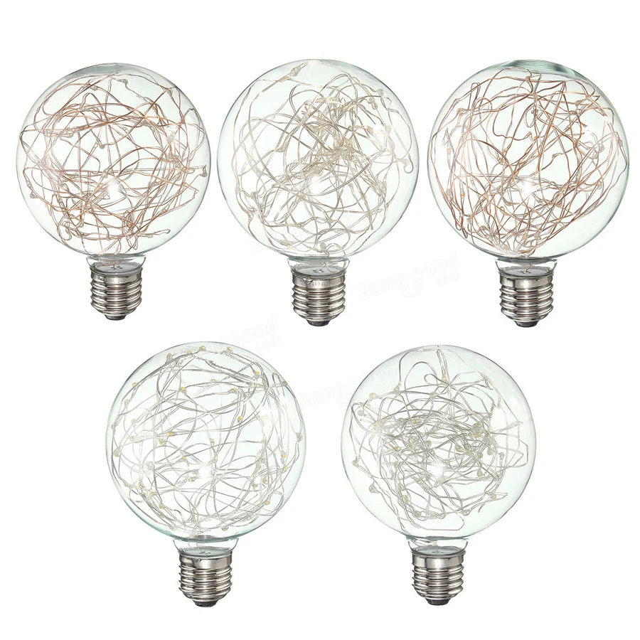 DOXA винтажные лампочки Эдисона E27 LED RGB красочный свет Рождественская лампочка