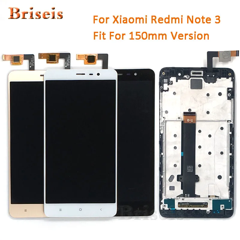 5 ''для Xiaomi Redmi Note 3 сенсорный экран ЖК-дисплей + сенсорная панель 147 мм