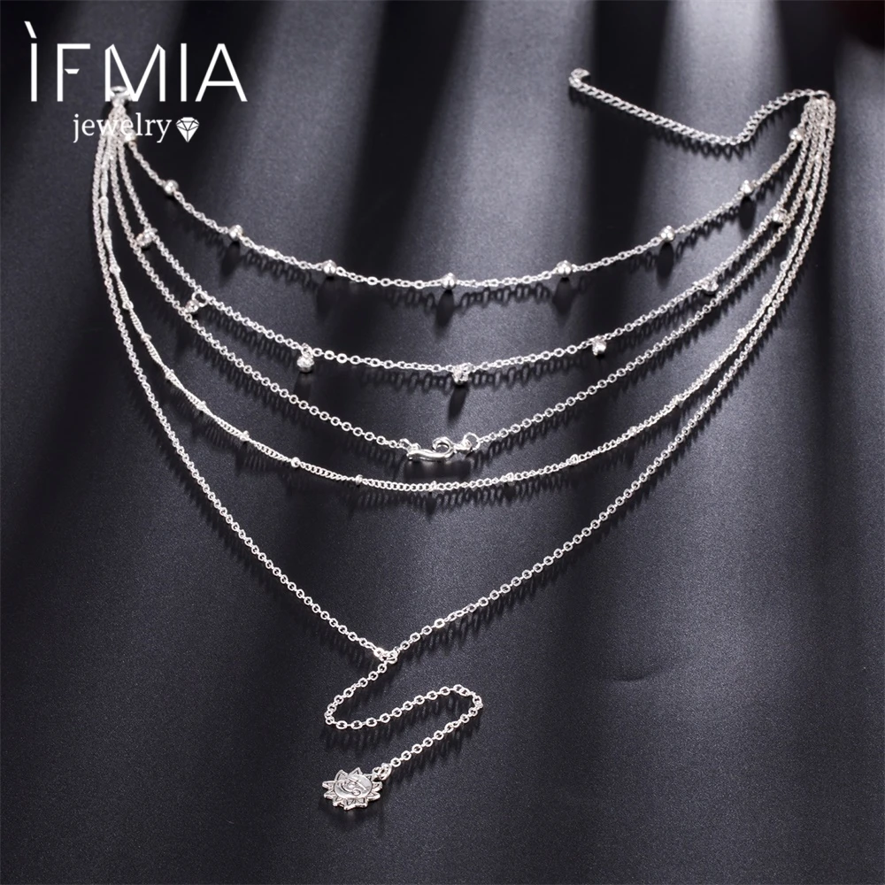 Богемное длинное ожерелье IFMIA с подвеской от солнца комплект из короткого
