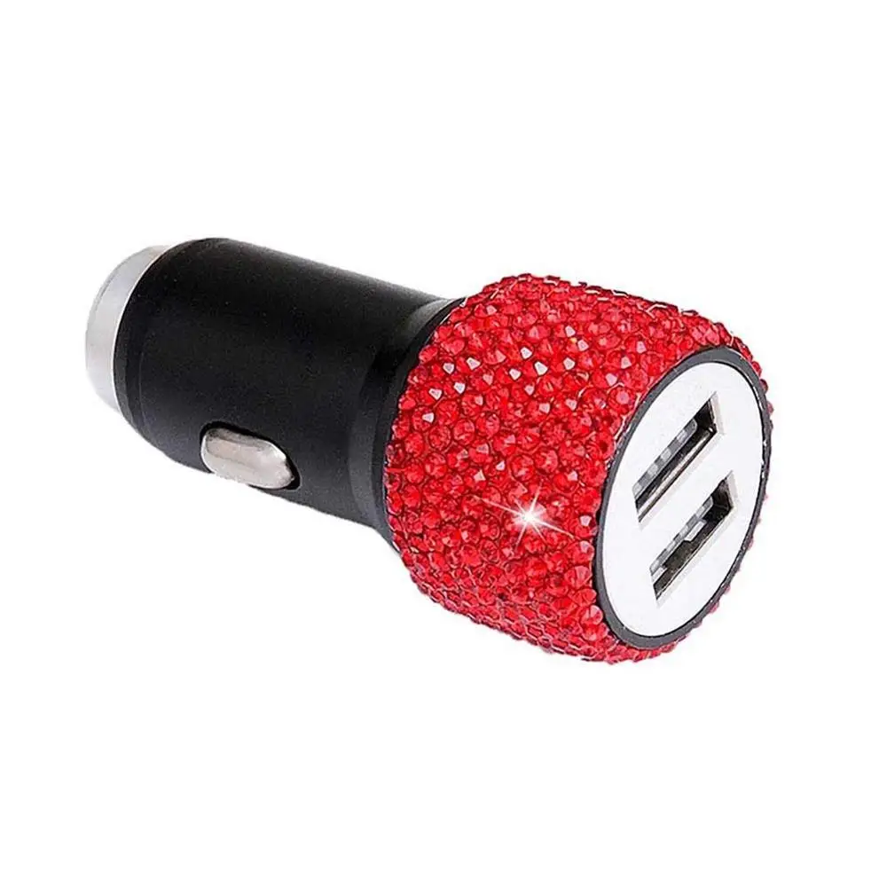 Автомобильное зарядное устройство с 2 портами USB + зарядный кабель 3 в 1 ручная
