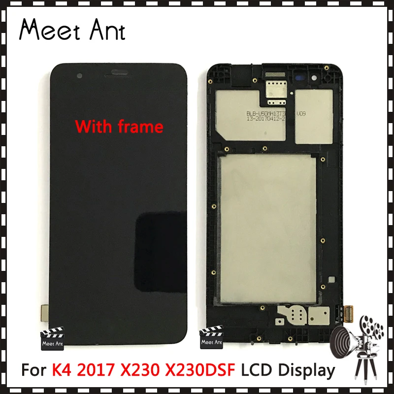 DHL 10 шт./лот высокое качество 5 0 ''для LG K4 2017 X230 X230DSF ЖК дисплей экран с сенсорным
