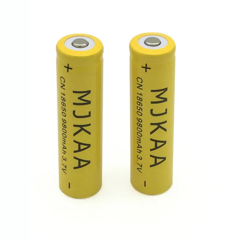 20 шт. 18650 3 7 V 9800mAh литий ионная аккумуляторная батарея для светодиодного фонарика