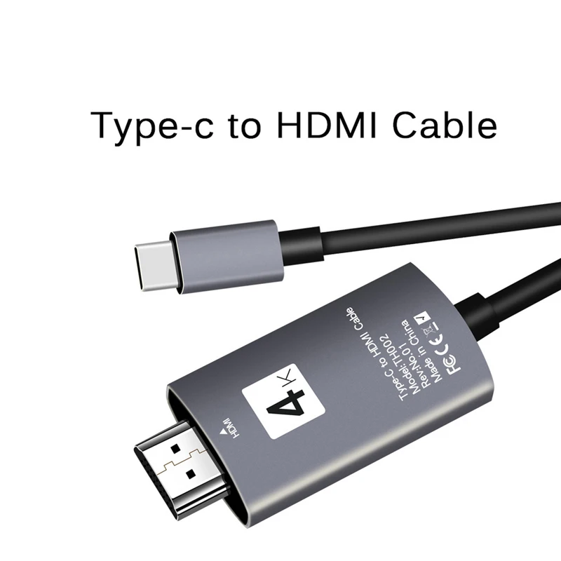 Usb type C Мужской к HDMI Женский AV кабель HDTV адаптера Plug and Play для портативных ПК Новый |