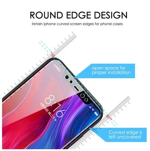Закаленное стекло Xiaomi Mi8 для Mi 8 Защита экрана 9H полное покрытие стеклянная пленка
