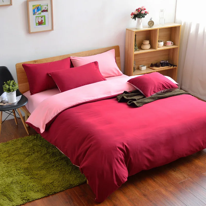 Постельные принадлежности сплошной цвет Полиэстер Хлопок домашний текстиль