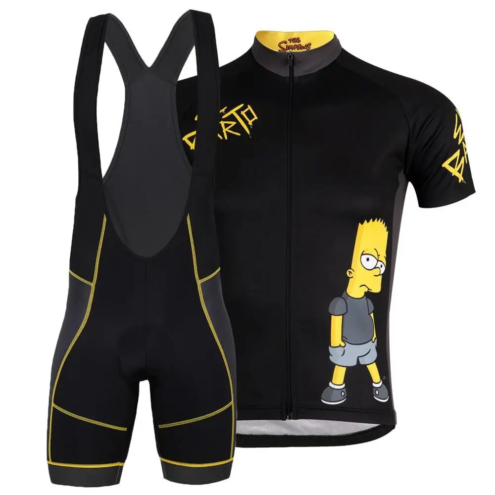 Xvertex Cycling jersey 2019 Team Simpson cycling clothing homer Ropa ciclismo New style short sleeve Jersey riding sports wear | Спорт и