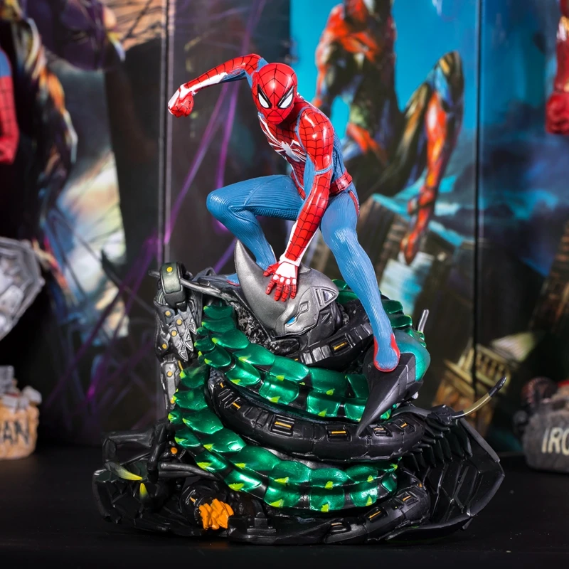 Marvel Человек паук PS4 игра коллекционеры издание ПВХ фигурка Коллекционная модель