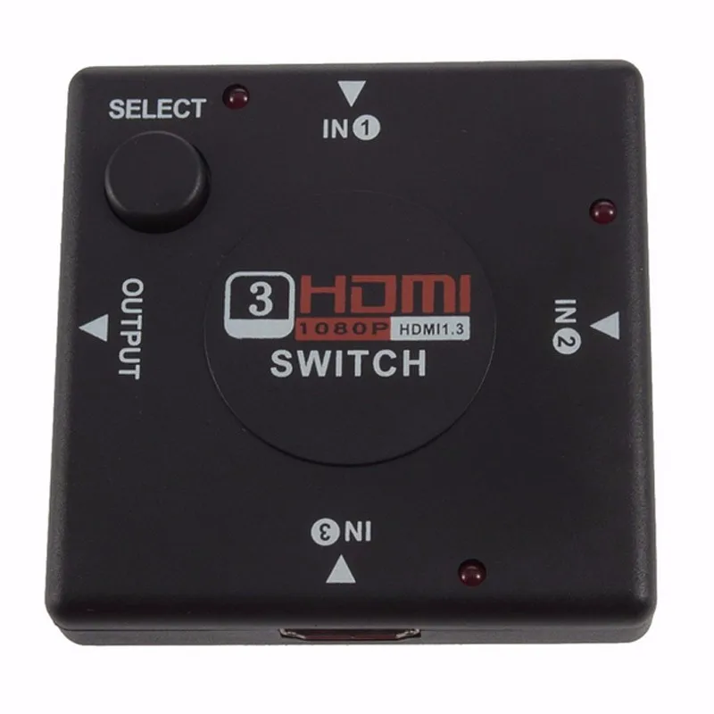 Мини-разветвитель HDMI 3 порта v 1080 Full HD разделитель Vedio P усилитель для Xbox 360 DVD PS3 |