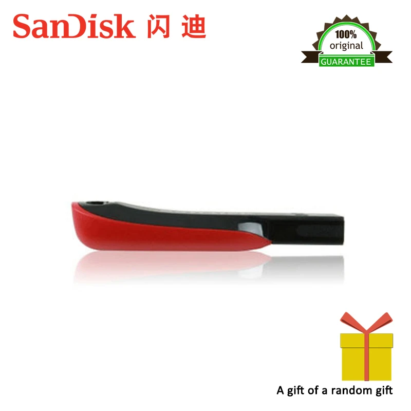 SanDisk CZ50 USB флеш накопитель 8 ГБ 16 32 64 2 0 карта памяти Поддержка официальной проверки