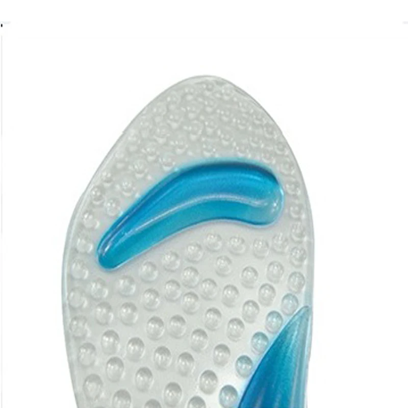 2 пары = 4 шт. женские силиконовые гелевые стельки на плоской подошве высоком