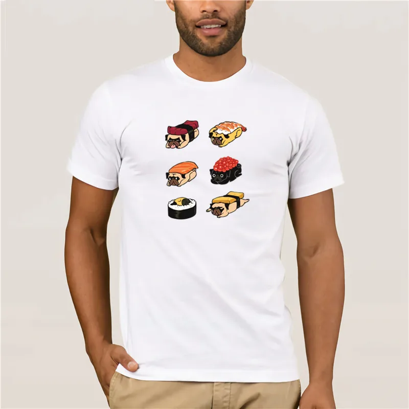 Sushi Pug Men's T Shirt