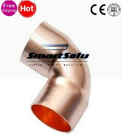 Прямая поставка с фабрики HVAC-R соединитель адаптера 50 мм 90 градусов Локти медные