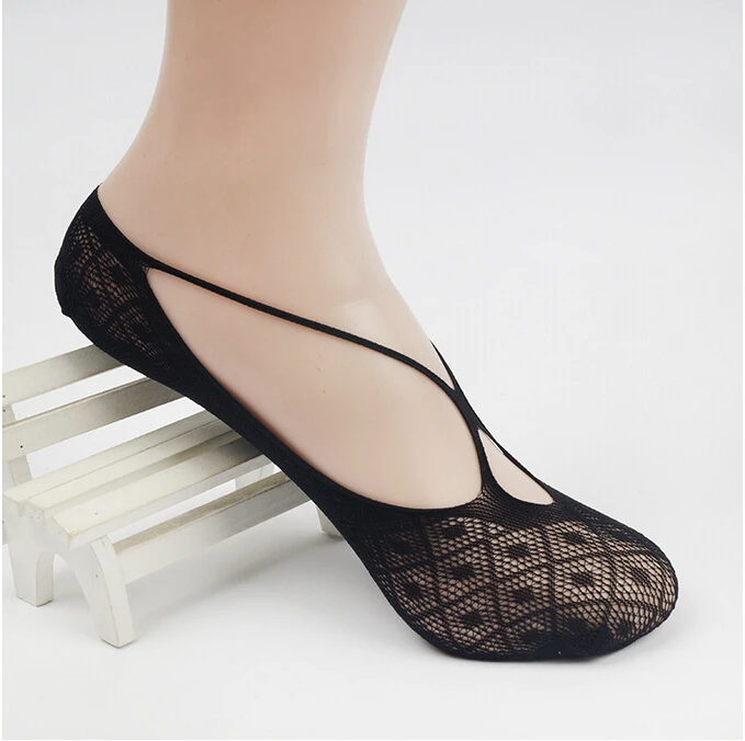 2016 новые модные женские кружевные носки невидимые низкие для женщин