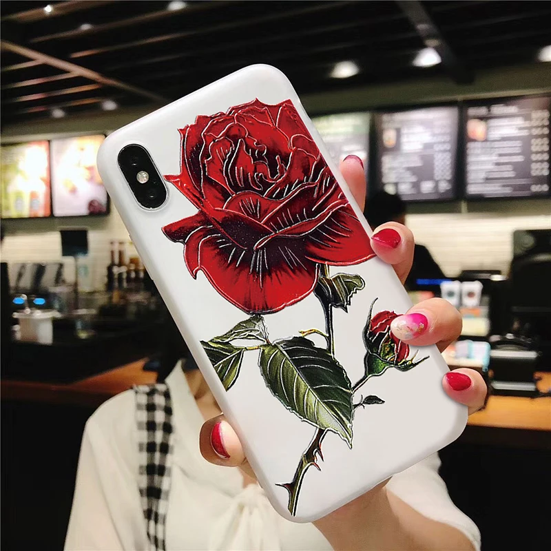 3D с рельефным тиснением цветок из термопластичного полиуретана для huawei Nova 2i 3 3i 3E 4 4E для huawei P20 P30 P8 P9 P10 Lite Mini Коврики 10 20 Lite Pro Чехол