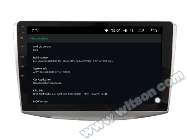 WITSON 10 2 ''большой IPS экран Android 8 0 Восьмиядерный 4 ГБ ОЗУ + 64 флэш радио для VW MAGOTAN