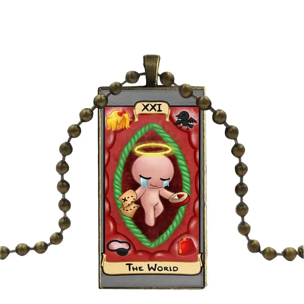 Ожерелье с подвеской из стекла и кабошона украшенное стразами для детей|Ожерелья