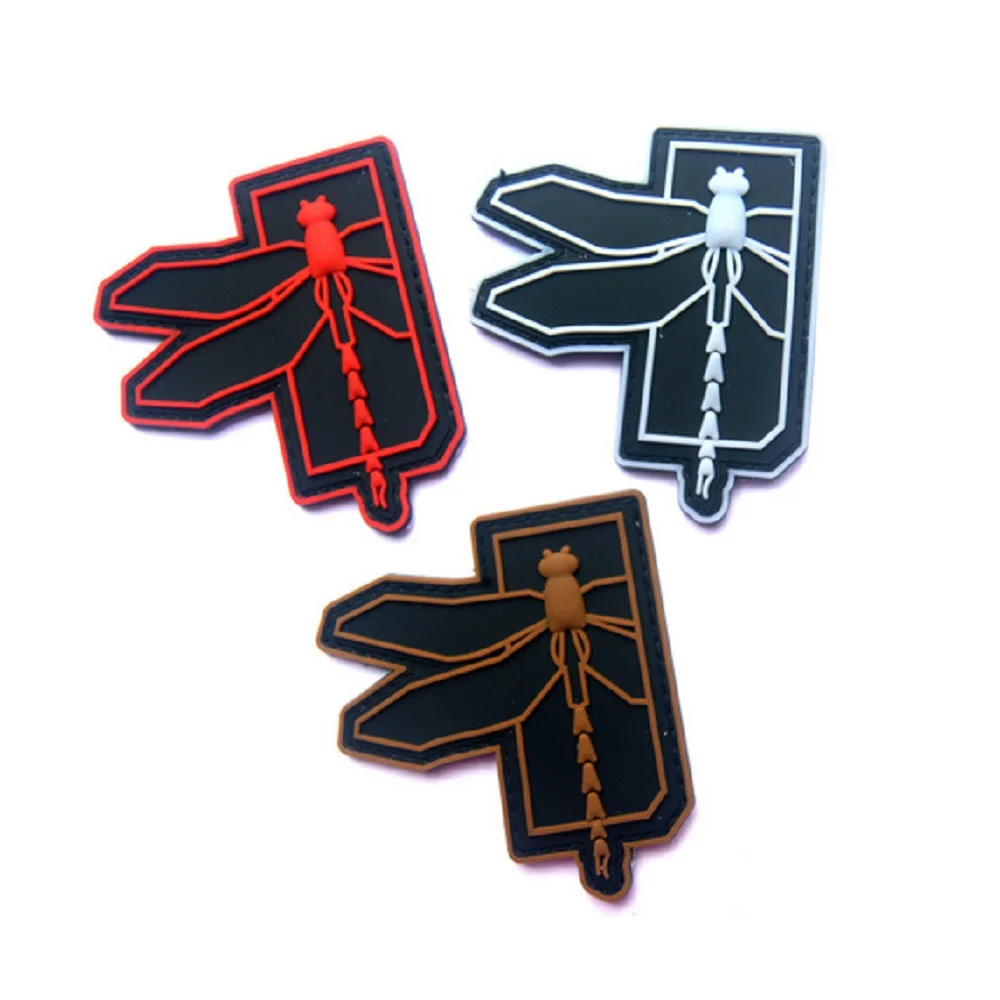 3D PVC браслет Dragonfly тактические заплатки|squirrel patch|secret squirrel patchpatch black |