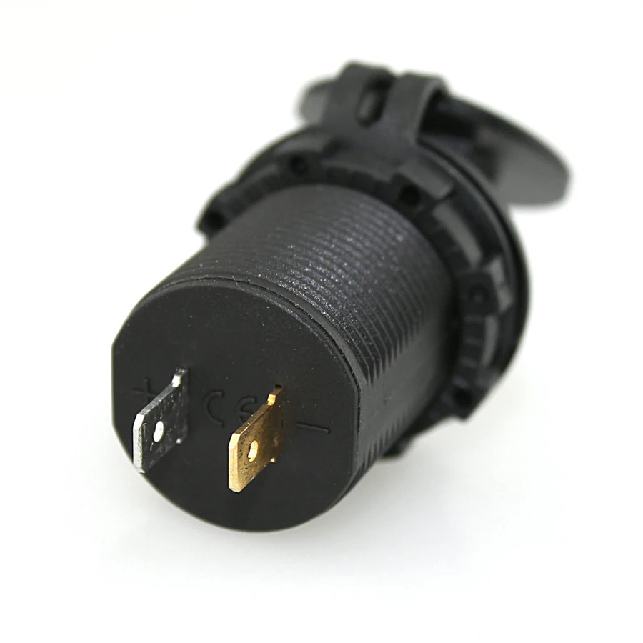 Водонепроницаемый красный LED мотоцикл автомобиль Грузовик Лодка вольтметр RV