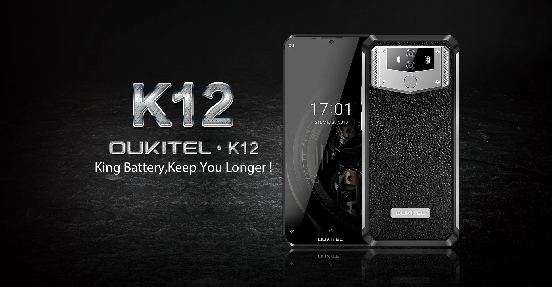 OUKITEL K12 6," FHD+ капля Android 9,0 6GB 64GB смартфон 1080*2340 16MP 10000mAh 5 V/6A OTG NFC мобильный телефон