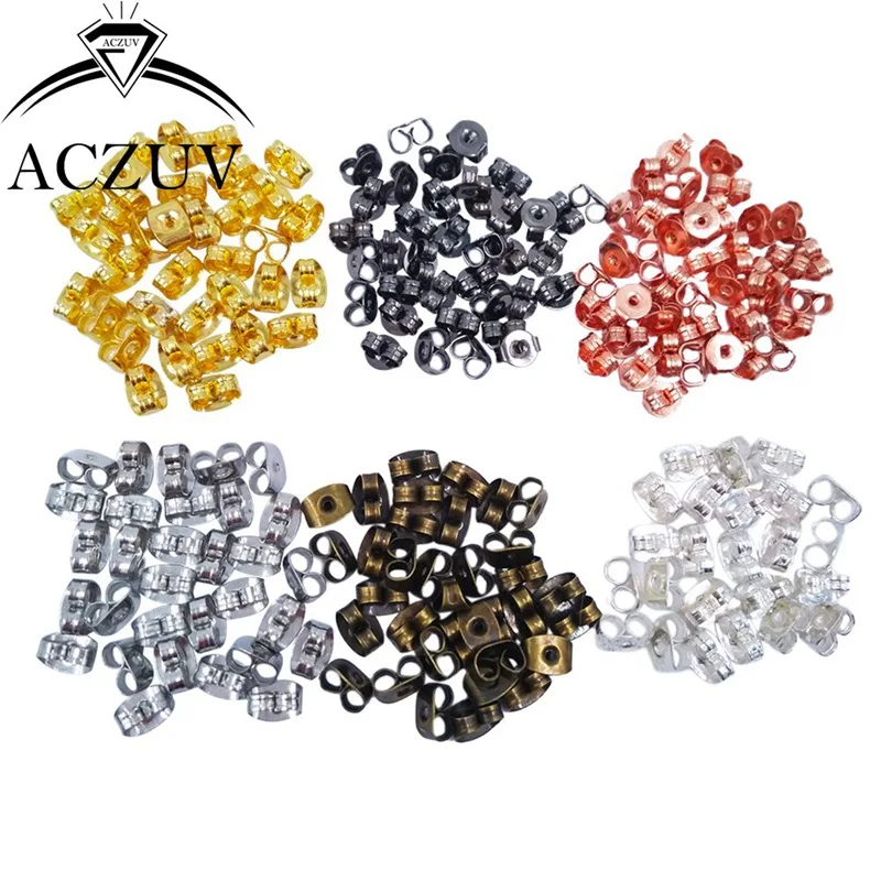 1000 штук в партии металлические серьги форме бабочки с застежкой