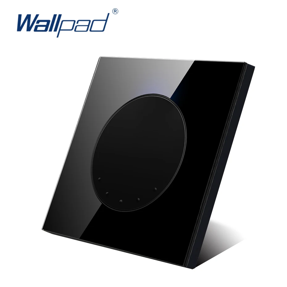 Wallpad L6 черная Светодиодная панель из закаленного стекла 1 комплект промежуточный