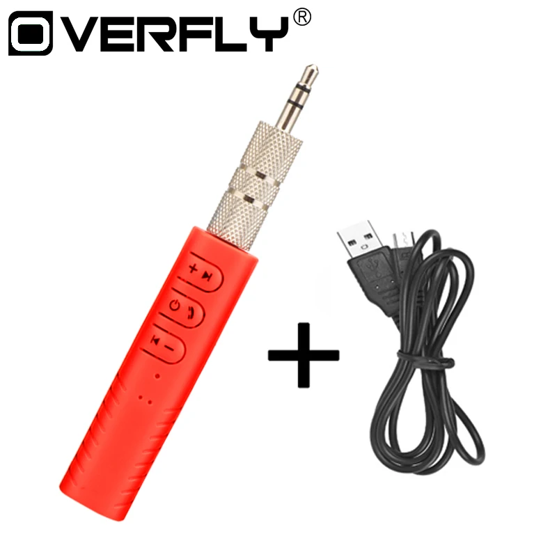 Overfly 3 5 мм разъем Aux Bluetooth приемник адаптер Handsfree автомобильный комплект Hands free для