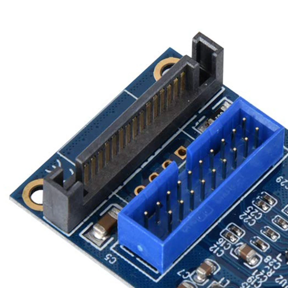 2019 New Arrival MINI PCI-E to 2Port USB 3.0 19 Pin Converter Adapter Desktops Extender Card |