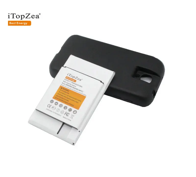 Itopzea 1x7500 мА/ч, S4 NFC Расширенный Батарея для samsung Galaxy S 4 I9500 I9502 I9505 I9508 i337 i545 S4 Активный i9295+ ТПУ чехол