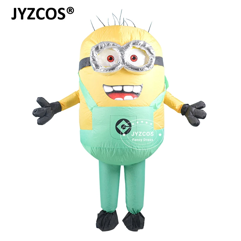 JYZCOS Хэллоуин косплей вечерние мультфильм взрослые надувные Миньоны костюм