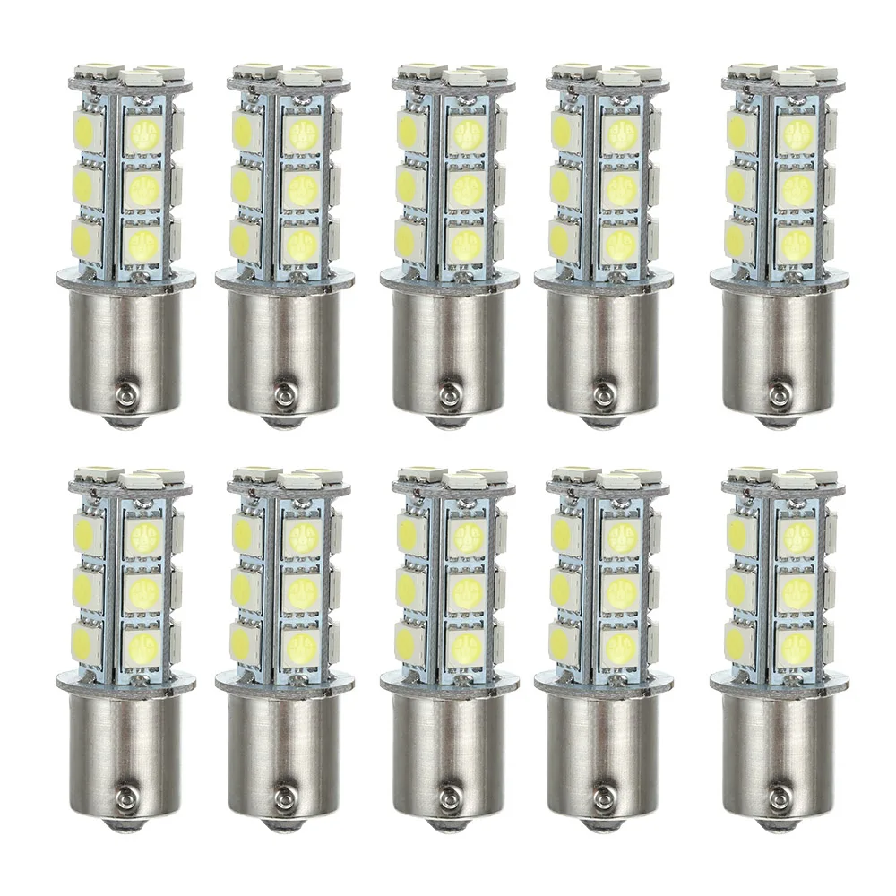 1156 18SMD 5050 Белый светодиодный сигнал поворота/резервная лампа 2/6/10/12 упаковок