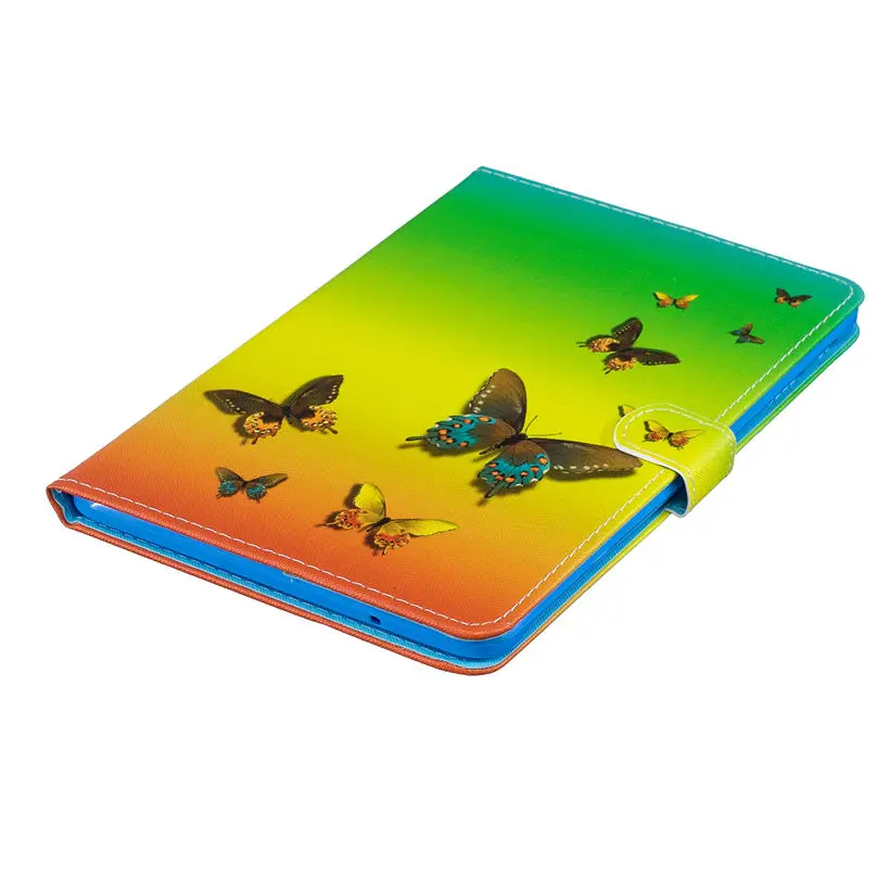 Чехол Funda для Samsung Galaxy Tab E 9 6 дюйма умный чехол T560 SM-T560 T561 Модный чехол-подставка с