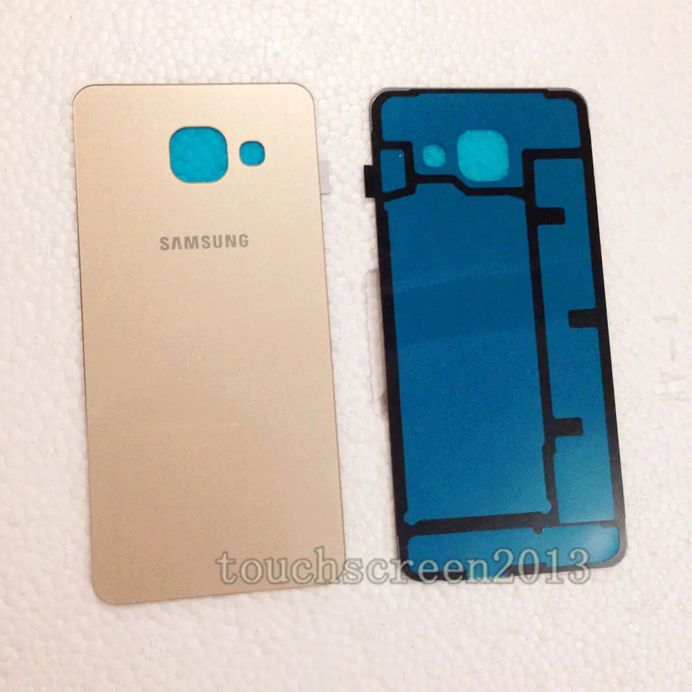Запасная Задняя стеклянная крышка батарейного отсека для Samsung Galaxy A3 2016