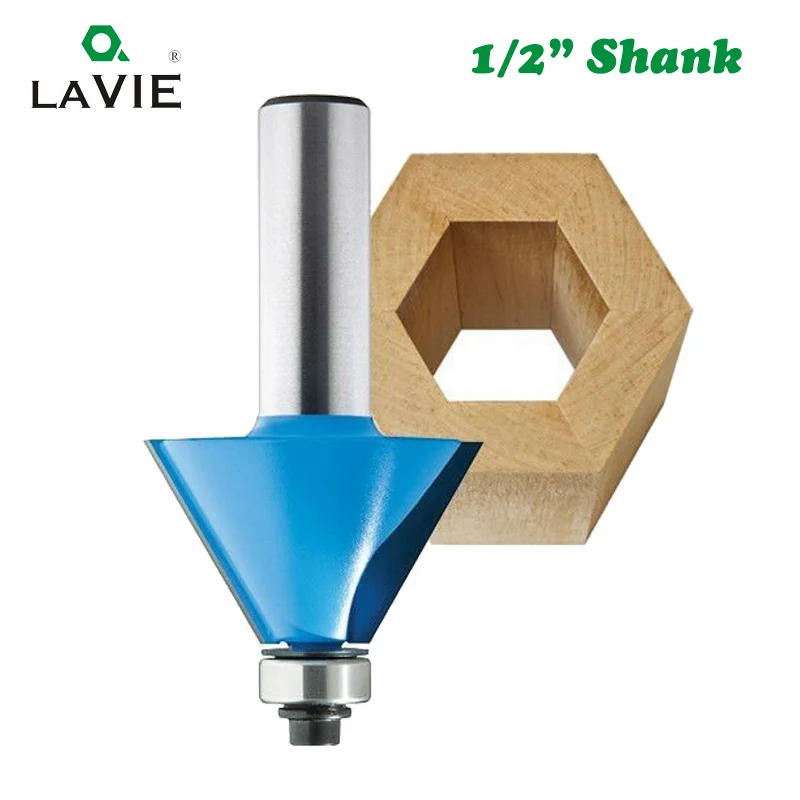 LAVIE 1pc 1/2" 12.7mm 30 Degree Chamfer Bevel Edging Milling Cutter Bevel Knife Woodworking Router Bit for Wood Cutters MC03063
LAVIE 1pc 1/2" 12.7mm 30 Degree Chamfer Bevel Edging Milling Cutter Bevel Knife Woodworking Router Bit for Wood Cutters MC03063