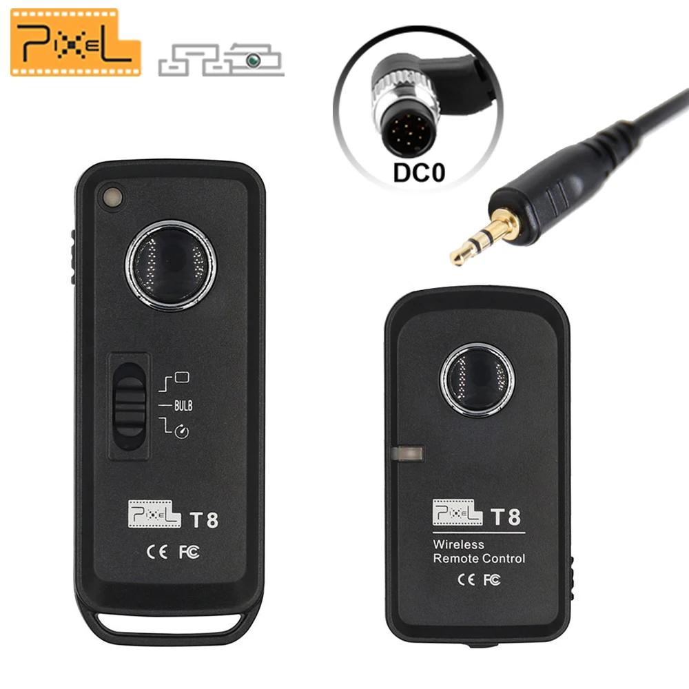 Pixel T8 для Nikon D90 D5200 D5100 D5000 D3200 D3100 D7100 беспроводной пульт дистанционного спуска