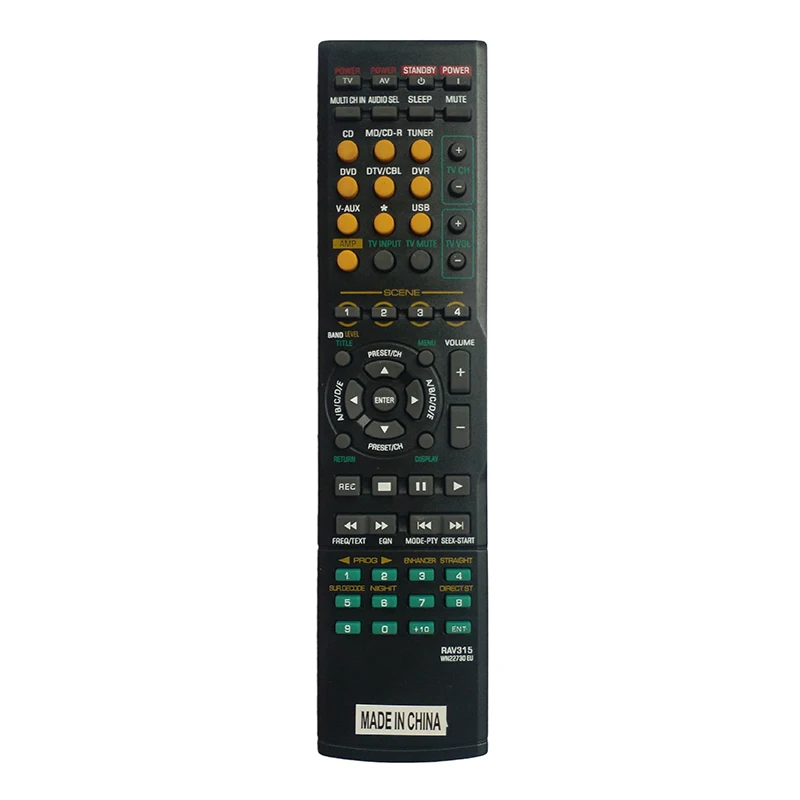 Пульт дистанционного управления подходит для YAMAHA AV RX-V463 RX-V430 RX-V730 RAV311 RX-V561 RX-V450 RX-V757