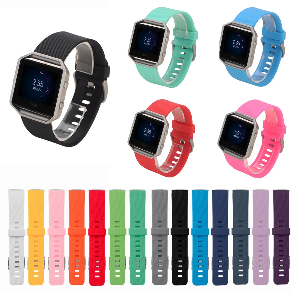 Soft Silicone Watch Band For Fitbit Blaze Bracelet Sport Wristband Replacement Wrist Strap Colorful Waterproof Accessories | Электроника
