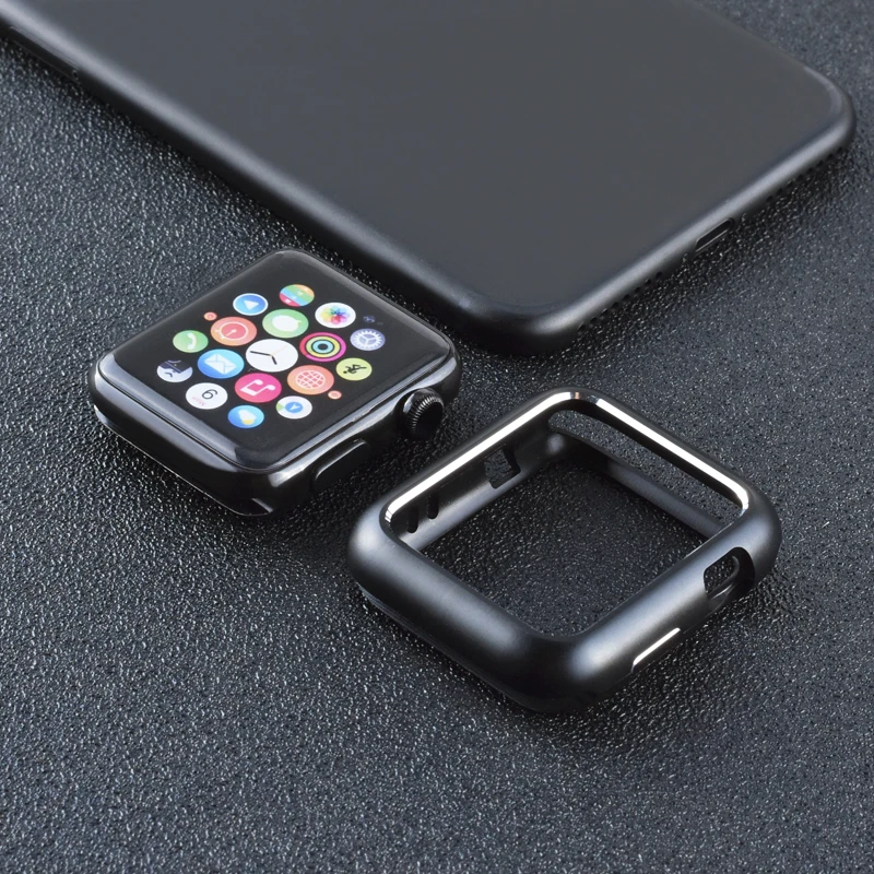 Защитный чехол с магнитной металлической рамкой для Apple Watch 38 мм 42 серия 1 2 3 iwatch 4 5 6