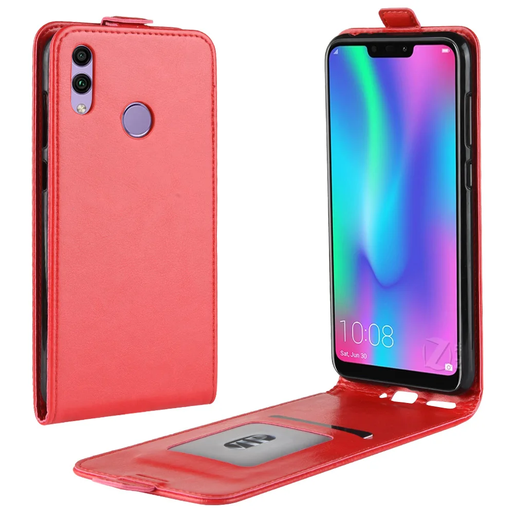 Бренд gligle вверх и вниз открытый кожаный чехол для huawei Honor 8C защитный чехол оболочки сумки