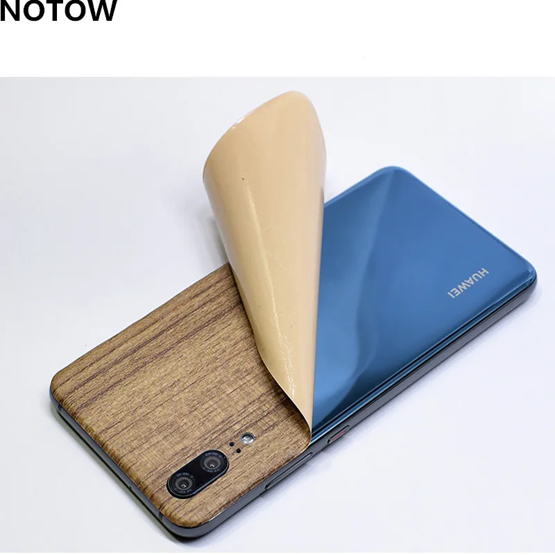 NOTOW роскошный деревянный стикер для телефона защитная пленка наклейка на заднее