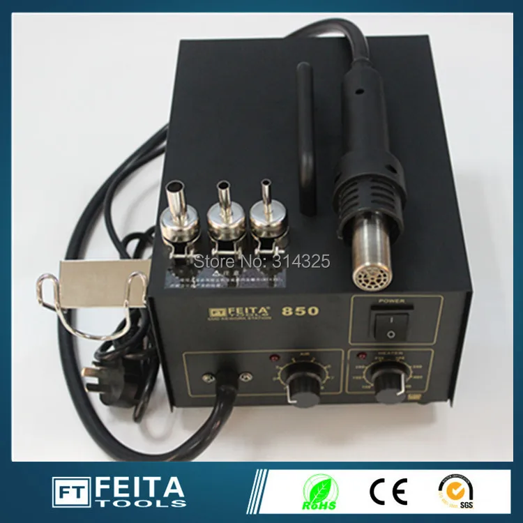 Высококачественный пистолет горячего воздуха FEITA FT850 бессвинцовая SMD наладочная