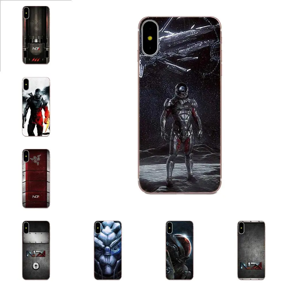 Mass Effect N7 высококачественный чехол для телефона Xiaomi Redmi Note 2 3 3S 4 4A 4X 5 5A 6 6A Pro