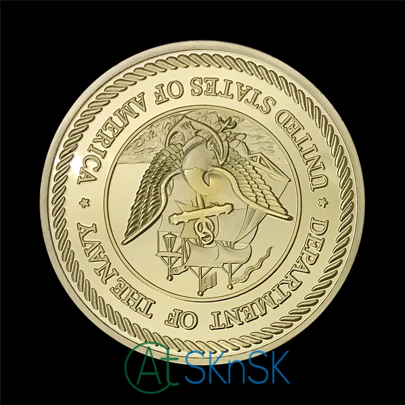 Оптовая продажа новые коллекционные монеты SWCC позолоченные медали армейские Unite