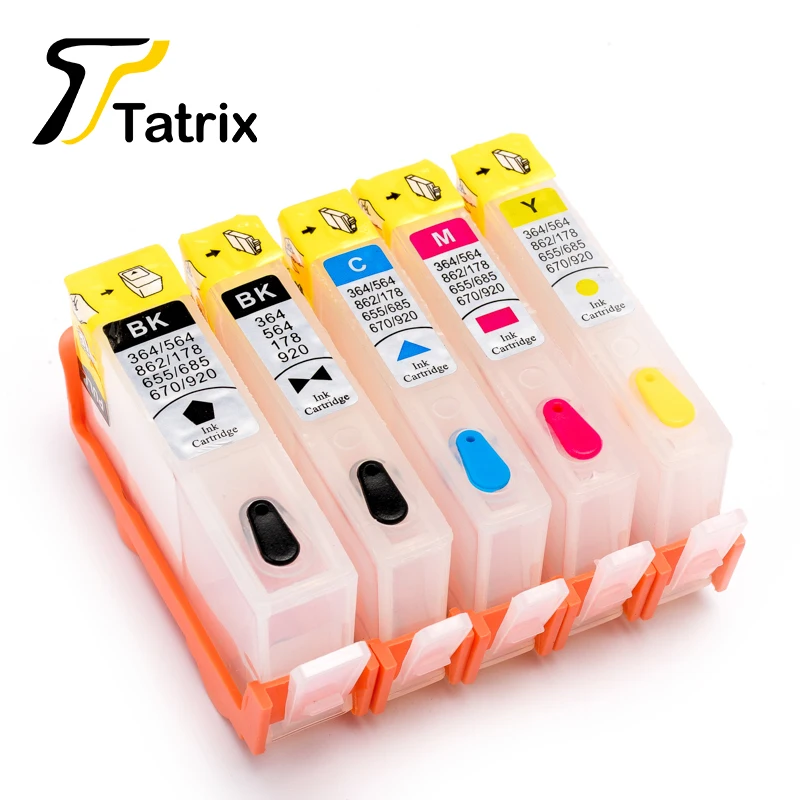 Tatrix 178XL для HP 178 многоразовый картридж Photosmart 3210 3210v 3210xi 3213 3310 3310xi 3313 8230 8238 8250|hp 178xl|ink