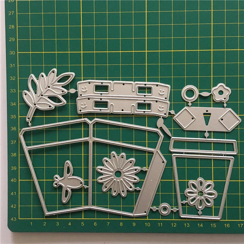 Штампы для вырезания растений фоновые металлические штампы трафареты