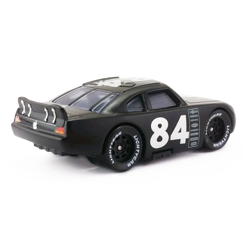 Disney Pixar тачки No.84 черный Icar металлическая литая Игрушечная машина 1:55 свободная