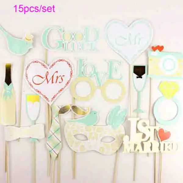 DIY Baby Shower Photo Booth Реквизит забавная маска очки Усы губы на палочке День рождения Свадебные украшения вечерние аксессуары - Цвет: style 2