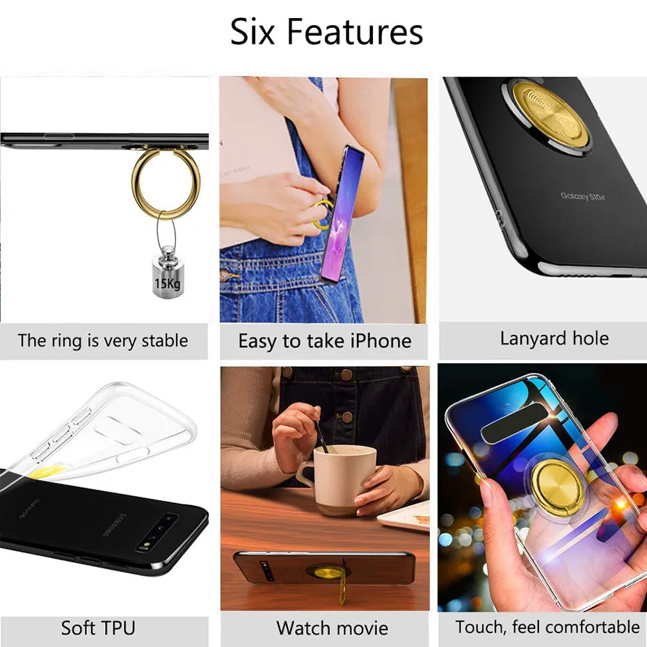 Прозрачный Магнитный чехол для Samsung Galaxy Note9 Note 10 9 S20 Ultra A51 A71 S9 S10 Plus S10E с