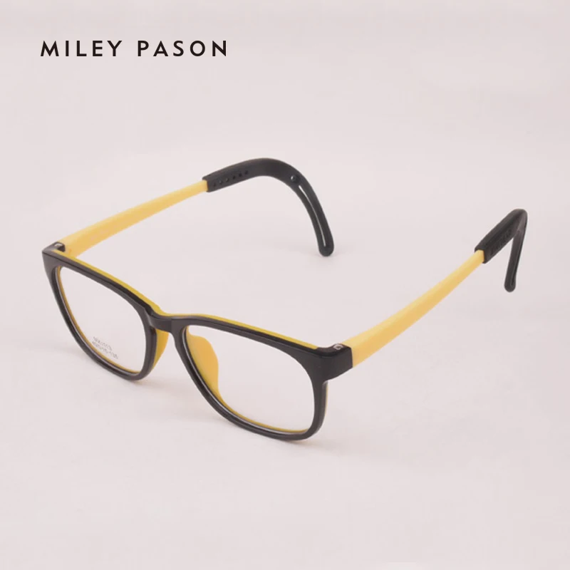 Детские пластиковые TR90 очки ультра легкие мягкие силикагель Мультяшные