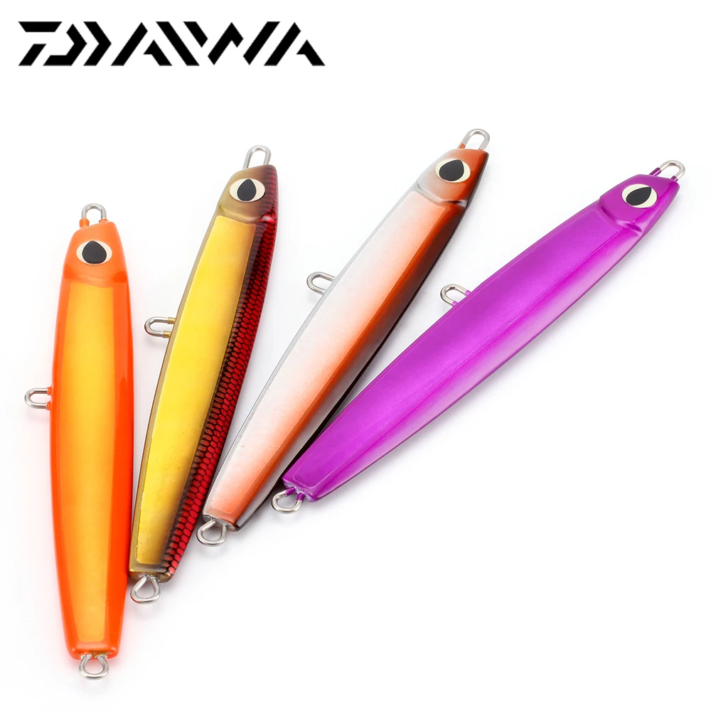1 шт., оригинальная морская ложка Daiwa SAKANA, 120 г, 130 мм, металлическая ложка, искусственная приманка, крючок, лодка, рыболовные приманки, 4 цвета